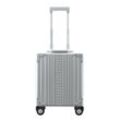 Aleon Business 4-Rollen Businesstrolley 42 cm Laptopfach platinum