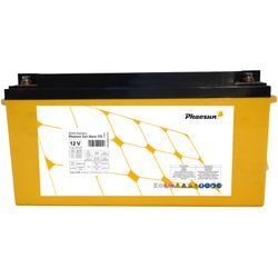 PHAESUN Solar-Akkus "AGM Sun Store 175" Akkumulatoren Gr. 12 V 177000 mAh, gelb (gelb, schwarz) Solartechnik