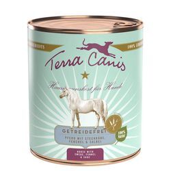 Terra Canis getreidefrei Pferd mit Steckrübe, Fenchel & Salbei 6x800g