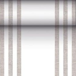 PAPSTAR Tischläufer ROYAL Collection 88755 grau, weiß 40,0 cm x 24,0 m