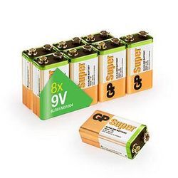 8 GP Batterie SUPER E-Block 9,0 V