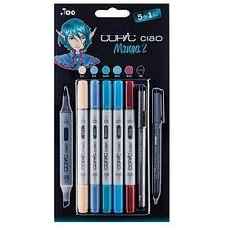 COPIC® Ciao 5+1 Layoutmarker-Set farbsortiert 1,0 + 6,0 mm, 6 St.