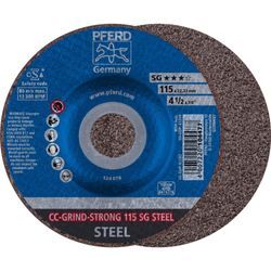 PFERD CC-GRIND-STRONG Schleifscheibe Leistungslinie SG STEEL für Stahl 115 - 64181115