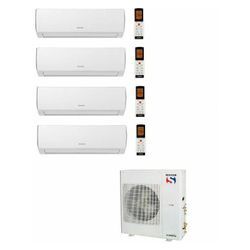 4 x 2,5 kW Multi Split Klimaanlage Wärmepumpe Klimagerät Inverter R32 - Sinclair