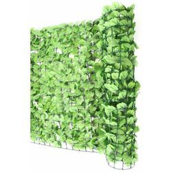 Balkonsichtschutz, Sichtschutz Windschutz Verkleidung für Balkon Terrasse Zaun 300x100cm Blatt hell - green