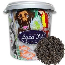 10 kg Lyra Pet Sonnenblumenkerne schwarz hk Bulgarien in 30 l Tonne