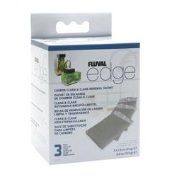Fluval Edge - diverse Filtermedien, Aktivkohle Filtereinsatz 3erPack