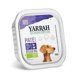 Yarrah Bio-Hundefutter Pastete, 12 x 150 g Huhn & Truthahn