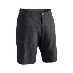 Maier Sports Funktionsshorts Main Herren Shorts, kurze Outdoor-Hose, Bermuda mit 4 Taschen, Regular Fit, schwarz