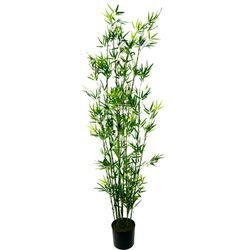 Kunstpflanze I.GE.A. "Bambus im Topf" Kunstpflanzen Gr. B/H: 34 cm x 180 cm, 1 St., grün Künstliche Zimmerpflanzen