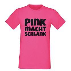 G-graphics T-Shirt Pink macht schlank Herren T-Shirt