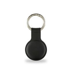 Hama Schlüsselanhänger Schlüsselanhänger für Apple AirTag, Schutzhülle, Ortung, Silikon, schwarz