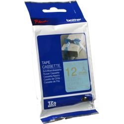 Brother P-Touch Band TZe-RL34 gold auf textil hellblau 12mm / 4m