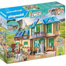 Playmobil® Konstruktions-Spielset Waterfall Ranch (71351), Horses of Waterfall, (263 St), bunt
