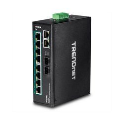 Trendnet TI-PG102 10Port DIN-Rail Switch Industrial Gigabit PoE+ Netzwerk-Switch