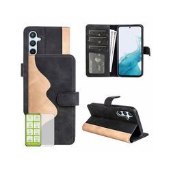 Wigento Handyhülle Für Samsung Galaxy A54 5G Design Handy Tasche Wallet Premium Schutz Hülle Case Cover Etuis Neu Zubehör