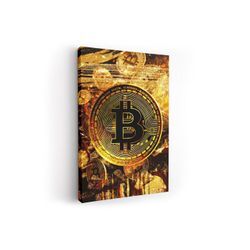 ArtMind XXL-Wandbild Bitcoin