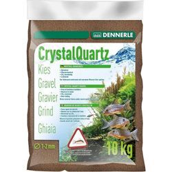 DENNERLE Aquarienkies Dennerle Kristall-Quarzkies dunkelbraun 10 Kg