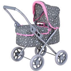 Knorrtoys® Puppenwagen Mini Lili - Star Grey, grau