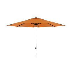 Hartman Sophie + Parasol Sonnenschirm 300 cm Polyester ohne Fuß Carbon Black/Indian Orange