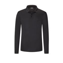 Ragman Langarm Poloshirt Piquê in Soft Knit Qualität, Easy Care