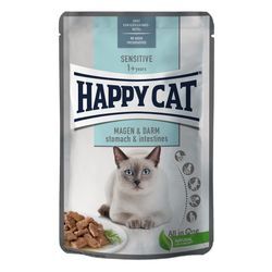Happy Cat Pouches Sensitive Magen & Darm 24 x 85g Katzenfutter