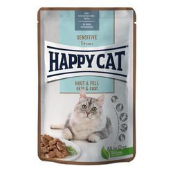 Happy Cat Pouches Sensitive Haut & Fell 24 x 85g Katzenfutter