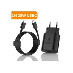 Shopbrothers 25W Schnellladegerät USB-Ladegerät für Samsung Galaxy S23 S22 S20 S21 Smartphone-Ladegerät