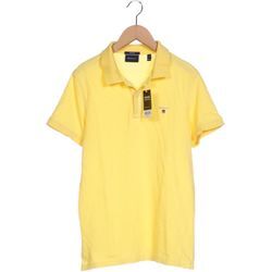 Gant Herren Poloshirt, gelb, Gr. 46