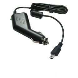 Trade-shop - Premium Mini-USB KFZ-Ladekabel 12V/24V mit tmc Antenne für Becker Garmin Nüvi Navigon TomTom Empfänger Navigationssystem Navi