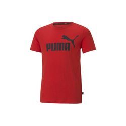 PUMA T-Shirt Essentials T-Shirt mit Logo Jungen, rot
