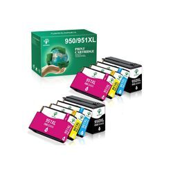 Greensky ersetzt für HP 950 XL 951XL Multipack Tintenpatrone (Officejet Pro 8100 8110 8600 8610 8615 8616 8620 8625 8630 8640 8660