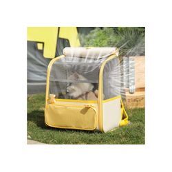 FIDDY Tiertransporttasche Transportbox-Rucksack für Katzen und Hunde