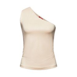 Esprit T-Shirt One-Shoulder-Top aus Lamé (1-tlg)