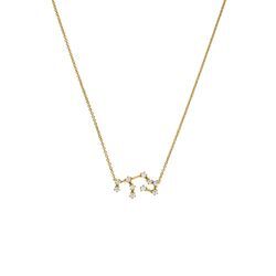 Shooting Star Necklace 18k Gold Plated - Virgo
