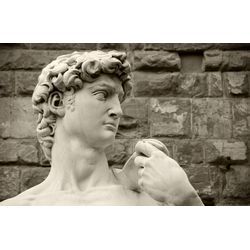PAPERMOON Fototapete "Griechische Statue" Tapeten Gr. B/L: 4,00 m x 2,60 m, Bahnen: 8 St., bunt Fototapeten