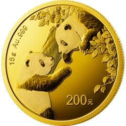 15 g Gold China Panda 2023