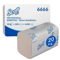 Scott® Papierhandtücher 6666 Essential Interfold-Falzung 2-lagig 4.000 Tücher