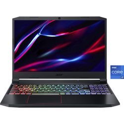 ACER Gaming-Notebook "Nitro 5 AN515-55-766W" Notebooks Gr. 16 GB RAM 512 GB SSD, schwarz (schwarz, rot) 15" Notebook