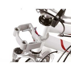 Aumüller Fahrradkorb Halterung für E-Bikes Steuerkopfmontage, Rahmendurchmesser 38 bis 52 mm - belastbar bis 10 kg