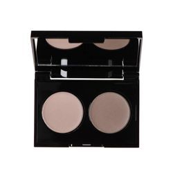 KORRES Augen Black Volcanic Minerals Velvet Dual Eyeshadow Palette 3 g Grey Taupe