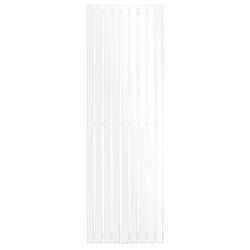 Luxebath - ecd Germany Paneelheizkörper Vertikal 480 x 1400 mm Weiß mit Seitenanschluss, Design Flach Heizkörper Einlagig Badheizkörper
