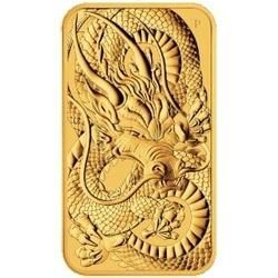 1 Unze Gold Münzbarren Rectangular Dragon 2021