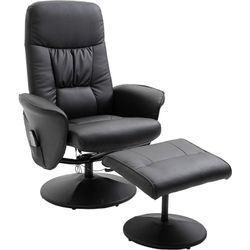 Relaxsessel mit Fußhocker Stauraum Liegefunktion Massagesessel TV-Sessel mit Massagefunktion Liegesessel Ergonomischer Stuhl mit 10 Vibrationpunkte