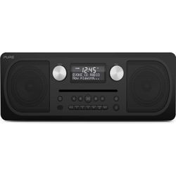 Pure Evoke C-D6, Siena Black, EU/UK DAB+/UKW-/Internetradio CD Bluetooth