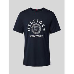 T-Shirt mit Label-Print Modell 'HILFIGER COIN'