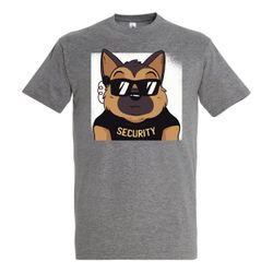 Youth Designz T-Shirt Dog Security Herren Shirt mit trendigem Frontprint