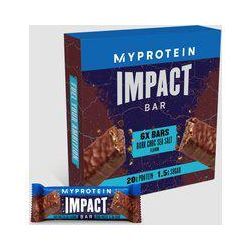 Impact Proteinriegel - 6Riegeln - Dunkle Schokolade und Meersalz