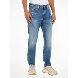 Tommy Jeans Slim-fit-Jeans SCANTON Y mit Used-Effekten, blau