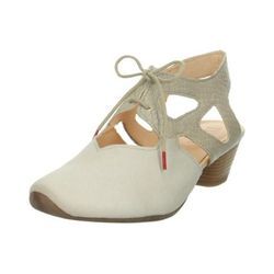 Slingpumps THINK "AIDA DAMEN" Gr. 38, lila (pearl) Damen Schuhe Schnürpumps Schnürpumps, Sommerschuh, Trichterabsatz, mit feiner Musterung